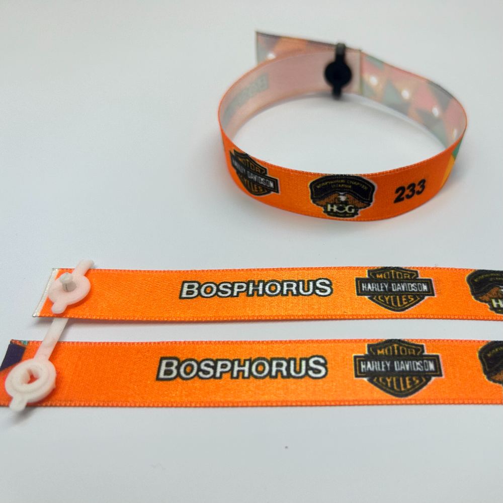Serial Numbered Satin Wristbands